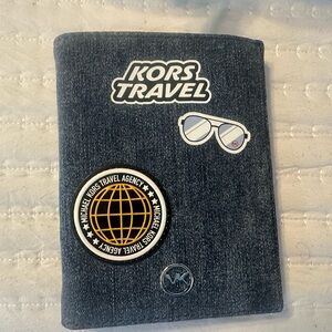 Michael Kors Travel Denim Passport designed wallet